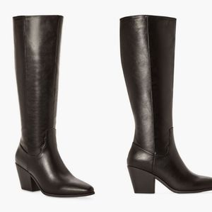 NWT Sexy Wedged Heel Boot (Wide Calf)